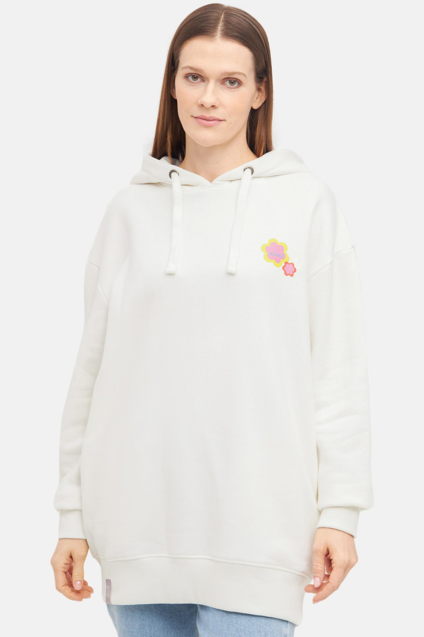 Derbe Hoodie Mogleev Damen Weiß GOTS