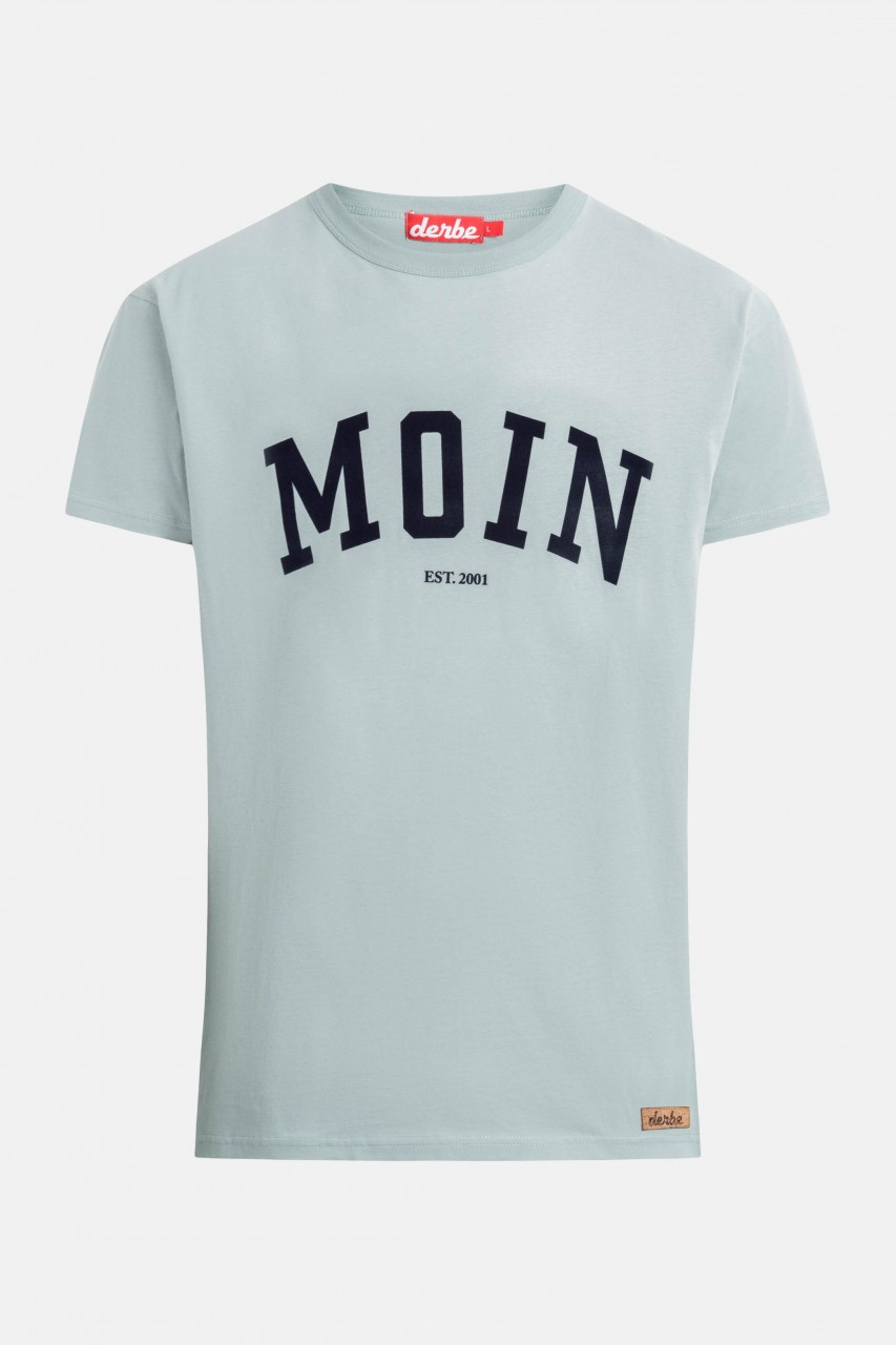 Derbe Moin Herren T-Shirt Quarry Grau
