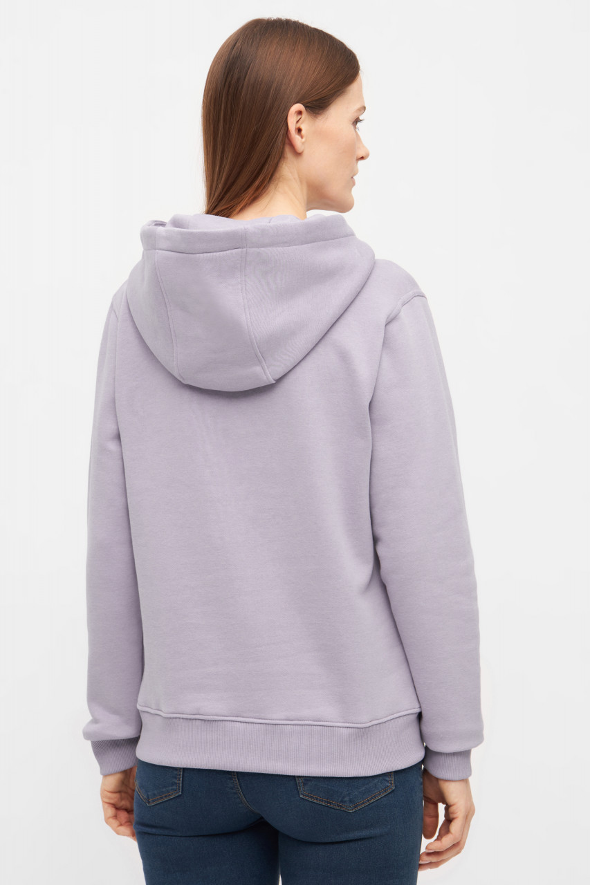 Derbe Hoodie Moin Damen Flieder Grau