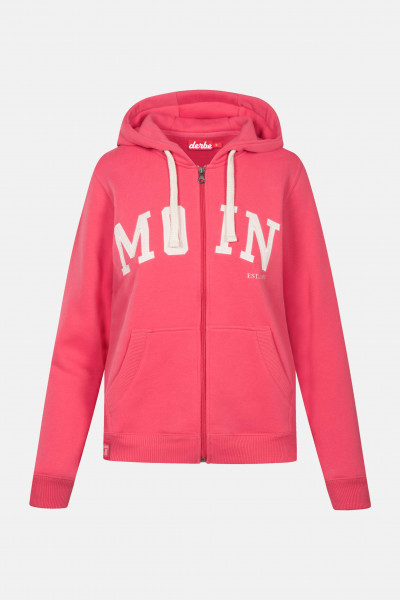 Derbe Moin Damen Sweatjacke Paradise Pink