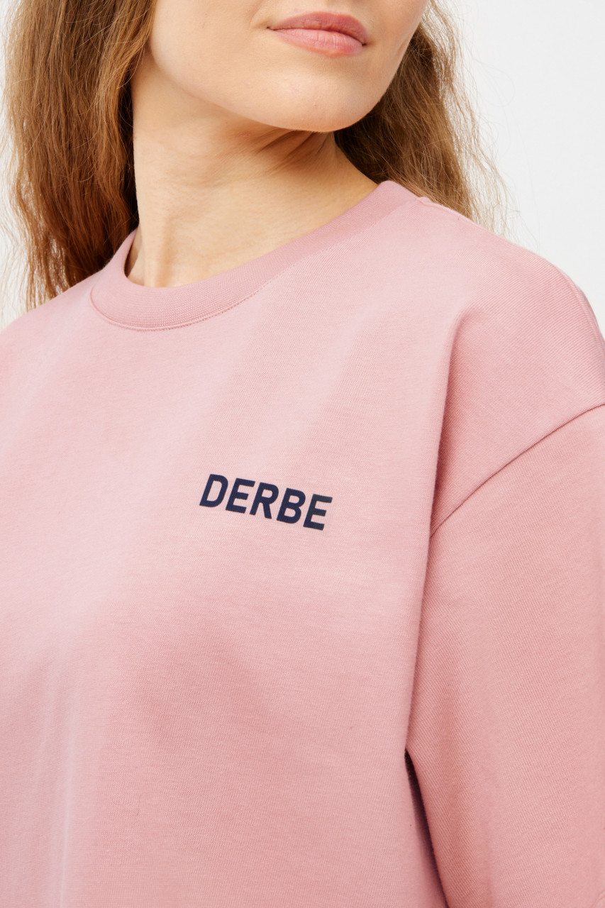 Derbe T-Shirt Moin Franz Damen Rosa GOTS Organic