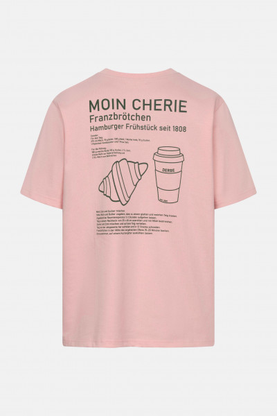 Derbe T-Shirt Moin Franz Rosa GOTS Organic
