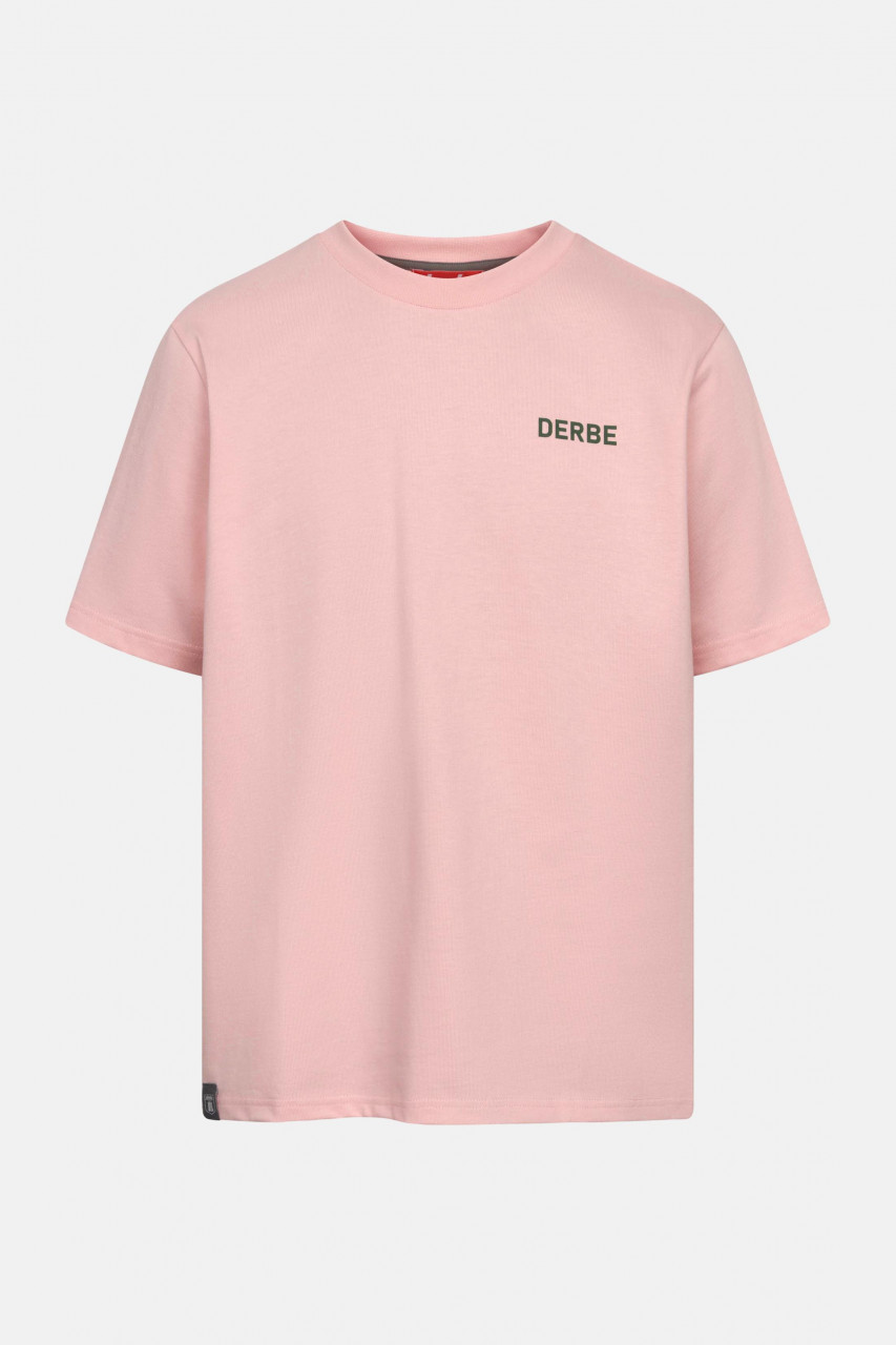 Derbe T-Shirt Moin Franz Rosa GOTS Organic