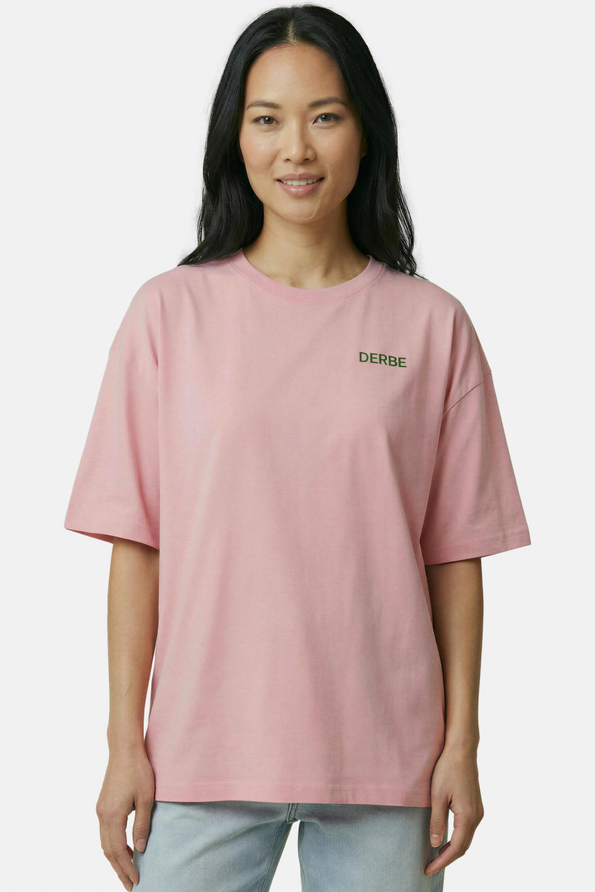 Derbe T-Shirt Moin Franz Rosa GOTS Organic