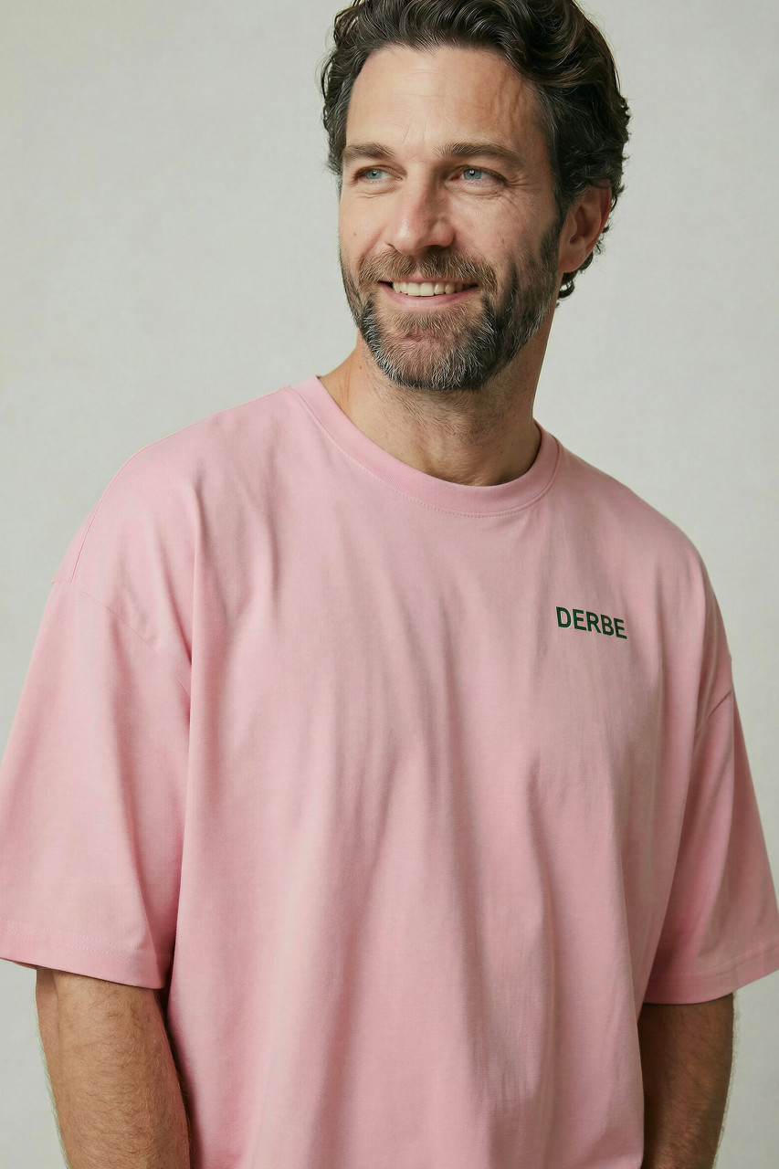 Derbe T-Shirt Moin Franz Rosa GOTS Organic