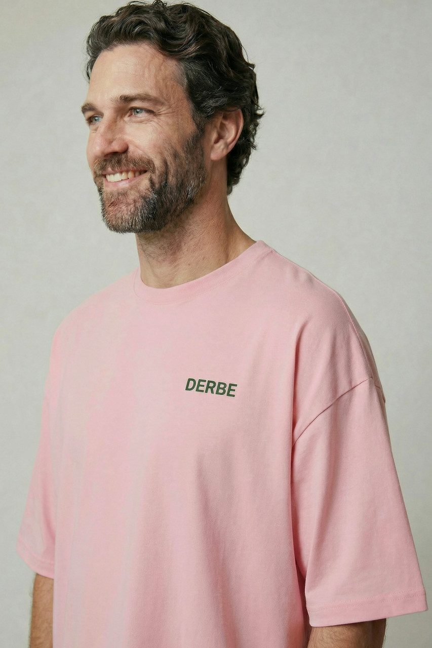 Derbe T-Shirt Moin Franz Rosa GOTS Organic
