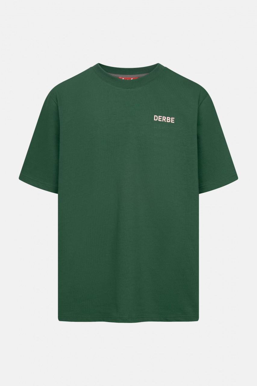 Derbe T-Shirt Moin Franz Grün GOTS Organic