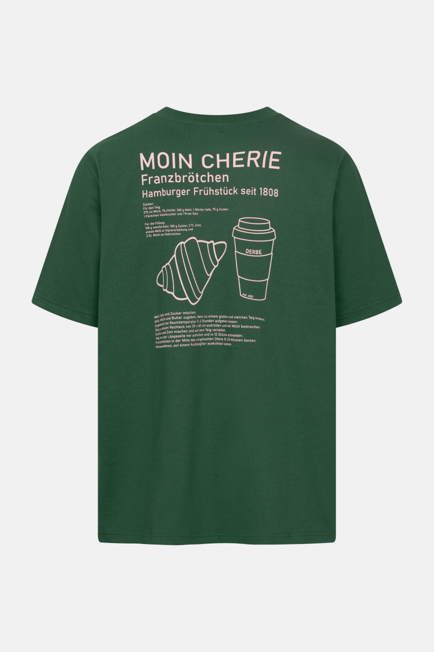 Derbe T-Shirt Moin Franz Grün GOTS Organic