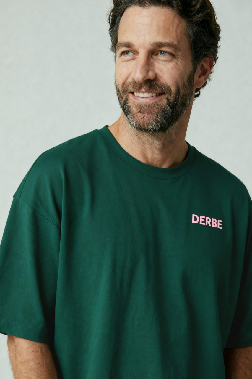 Derbe T-Shirt Moin Franz Grün GOTS Organic