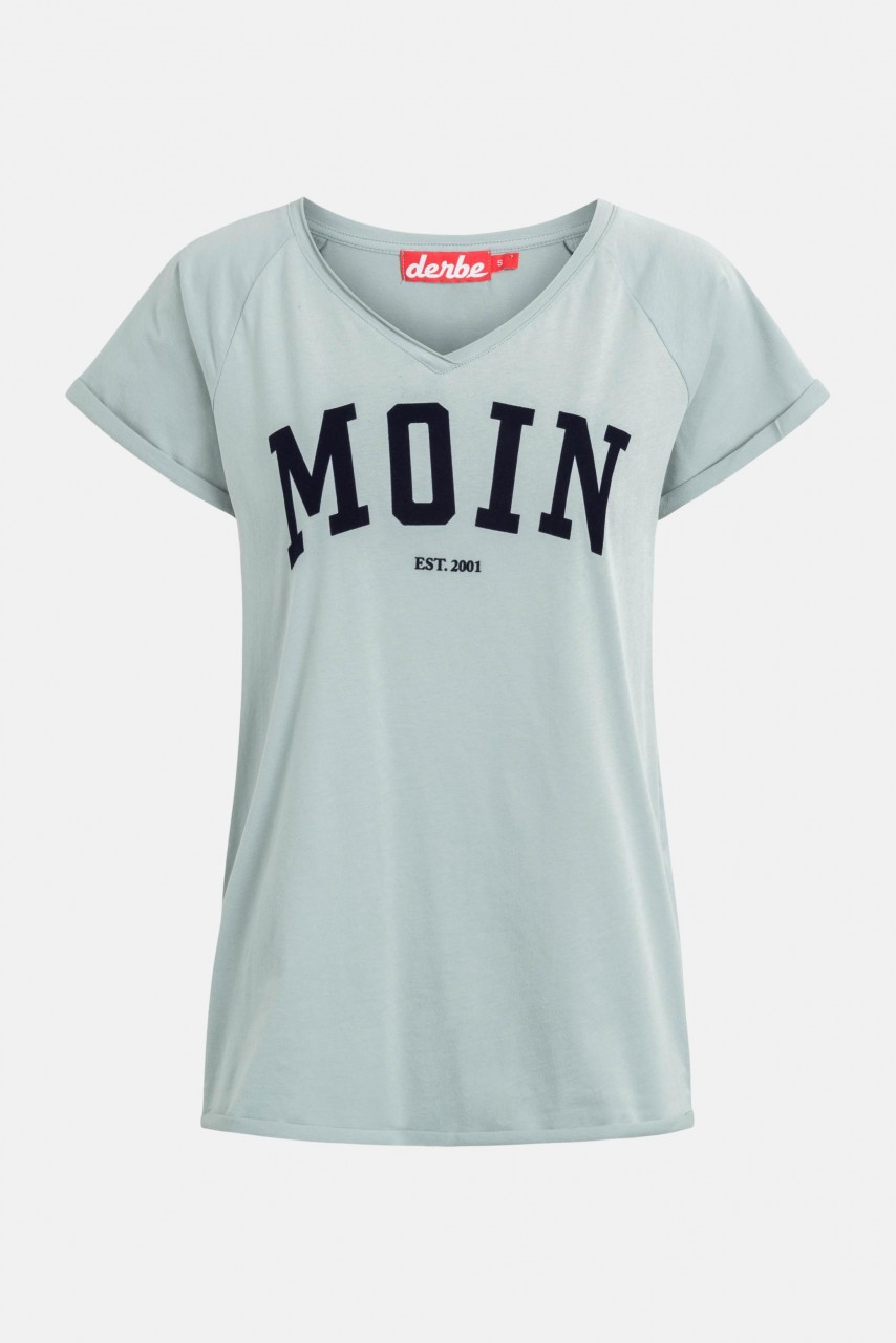 Derbe Moin Damen T-Shirt Quarry Grau