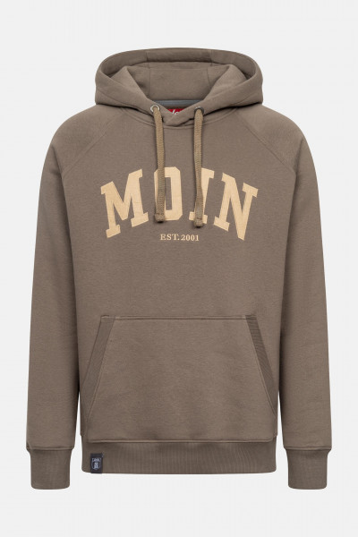 Derbe Hoodie Moin Herren Braun Kapuzenpullover GOTS