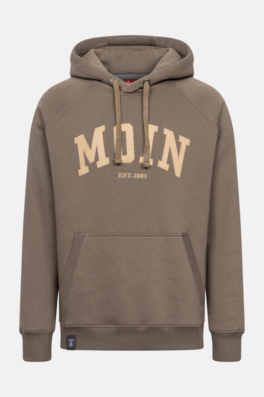 Derbe Hoodie Moin Herren Braun Kapuzenpullover GOTS