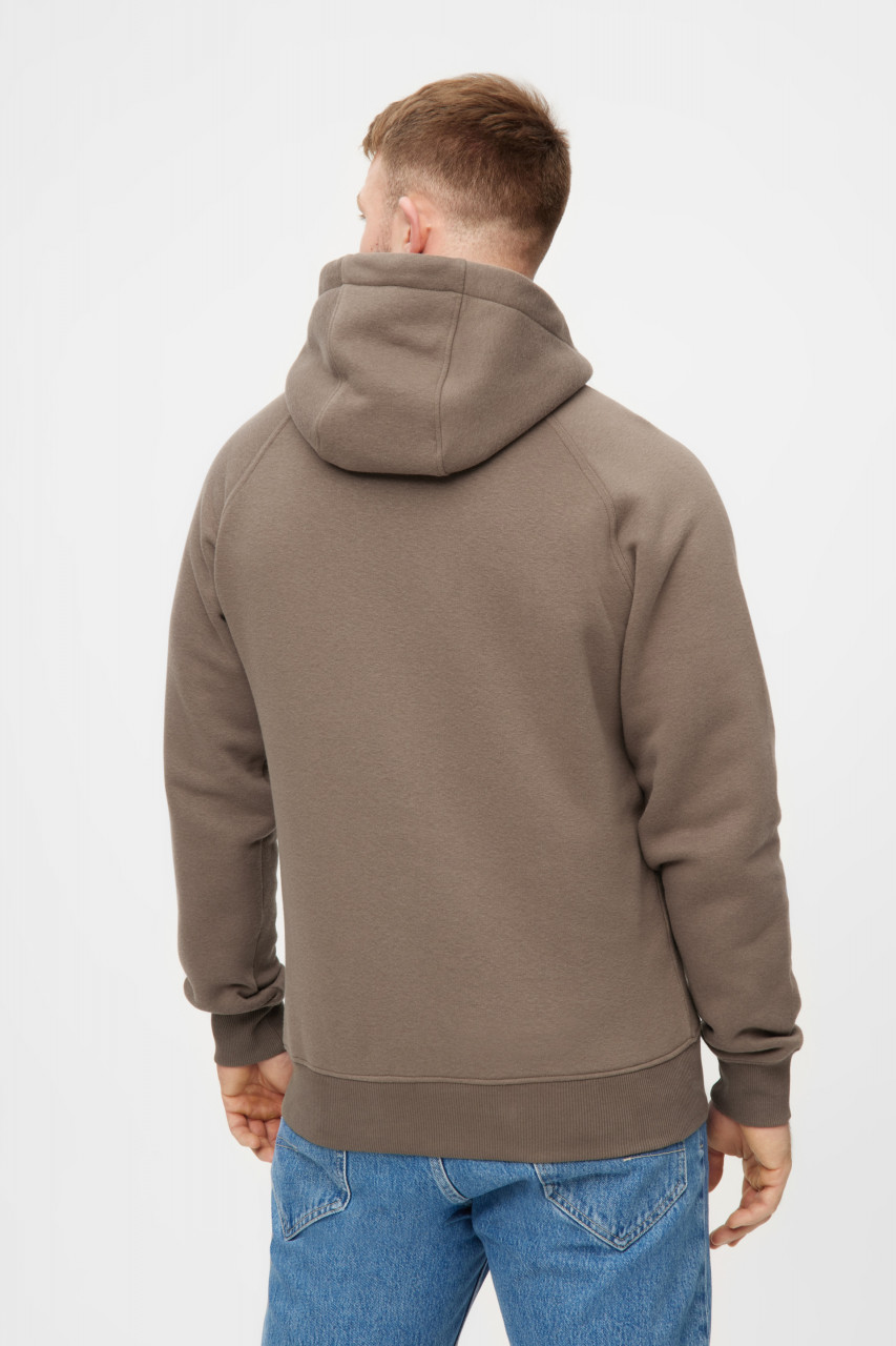 Derbe Hoodie Moin Herren Braun Kapuzenpullover GOTS
