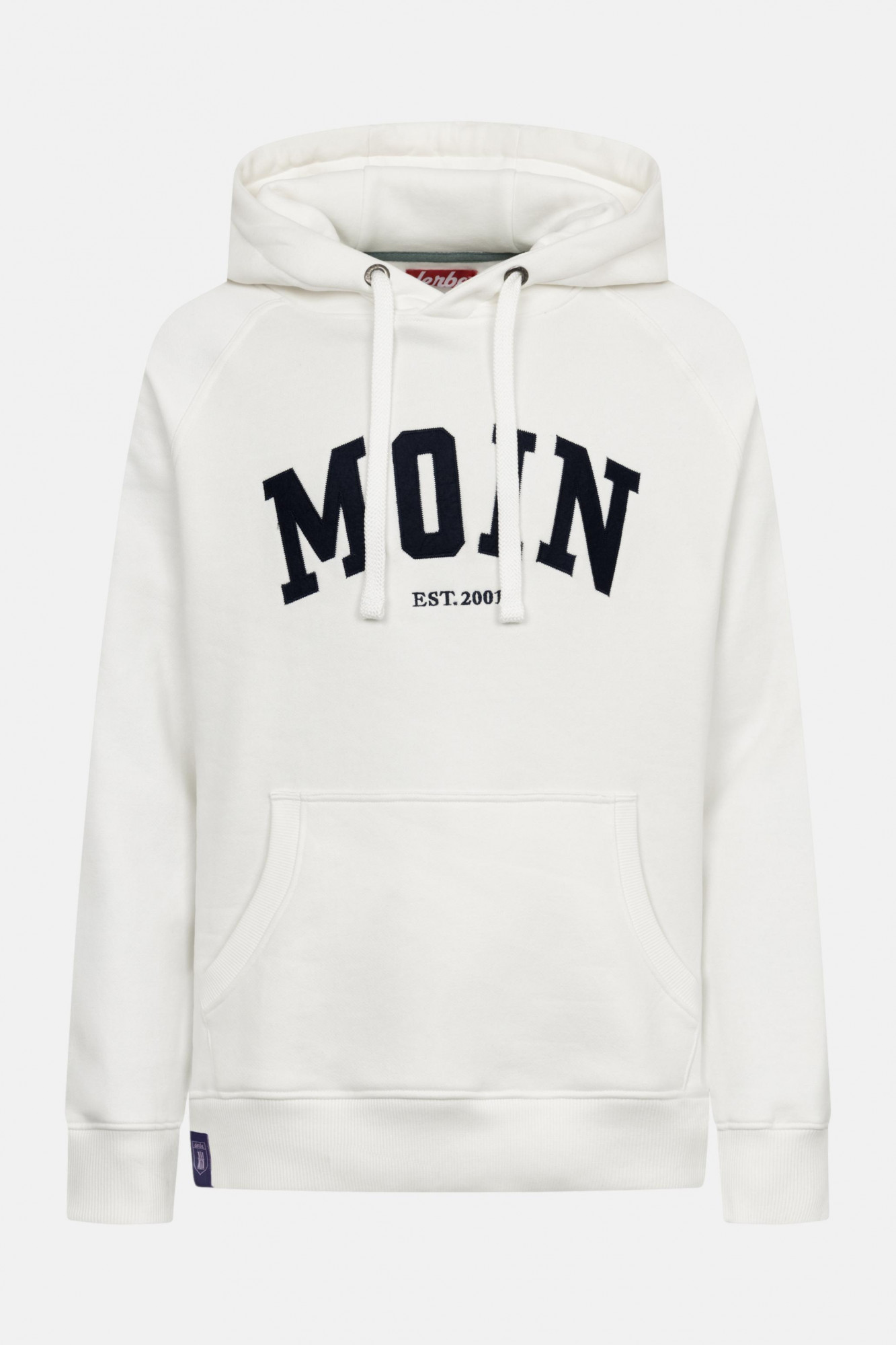 Derbe Hoodie Moin Herren Weiß GOTS