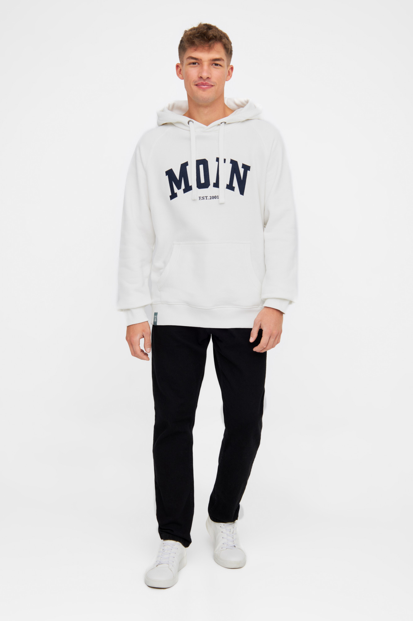 Derbe Hoodie Moin Herren Weiß GOTS