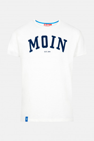 Derbe Moin Herren T-Shirt Off-White Weiß Derbe Moin Herren T-Shirt Off-White Weiß