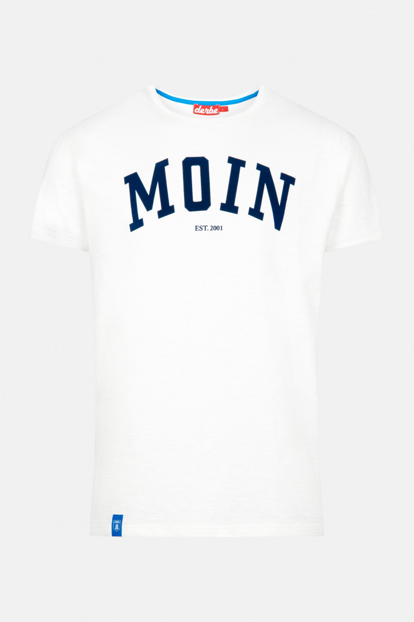 Derbe Moin Herren T-Shirt Off-White Weiß