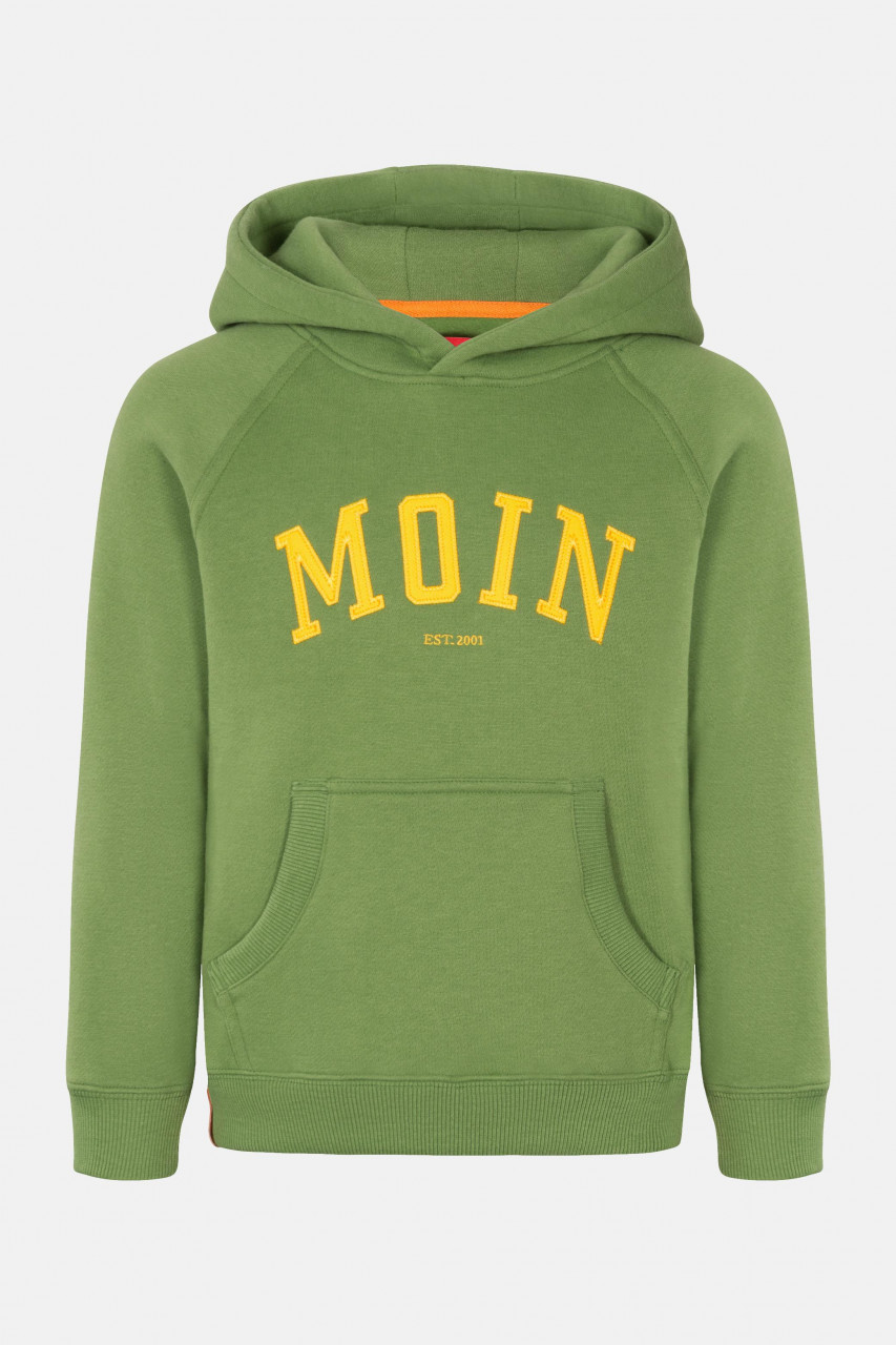 Derbe Moin Kinder Hoodie Kapuzenpullover Cactus Grün Nachhaltig
