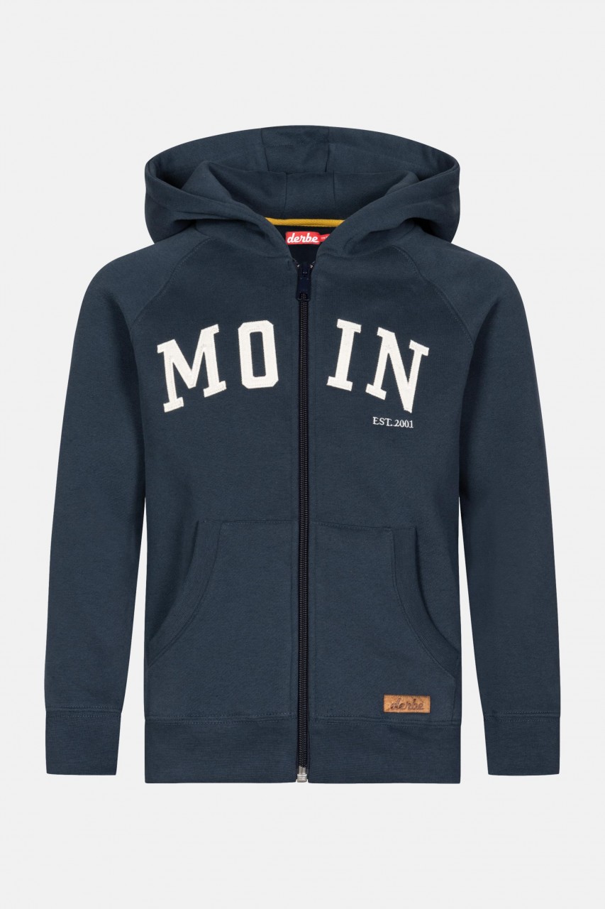 Derbe Moin Kinder Sweatjacke Navy Dunkelblau