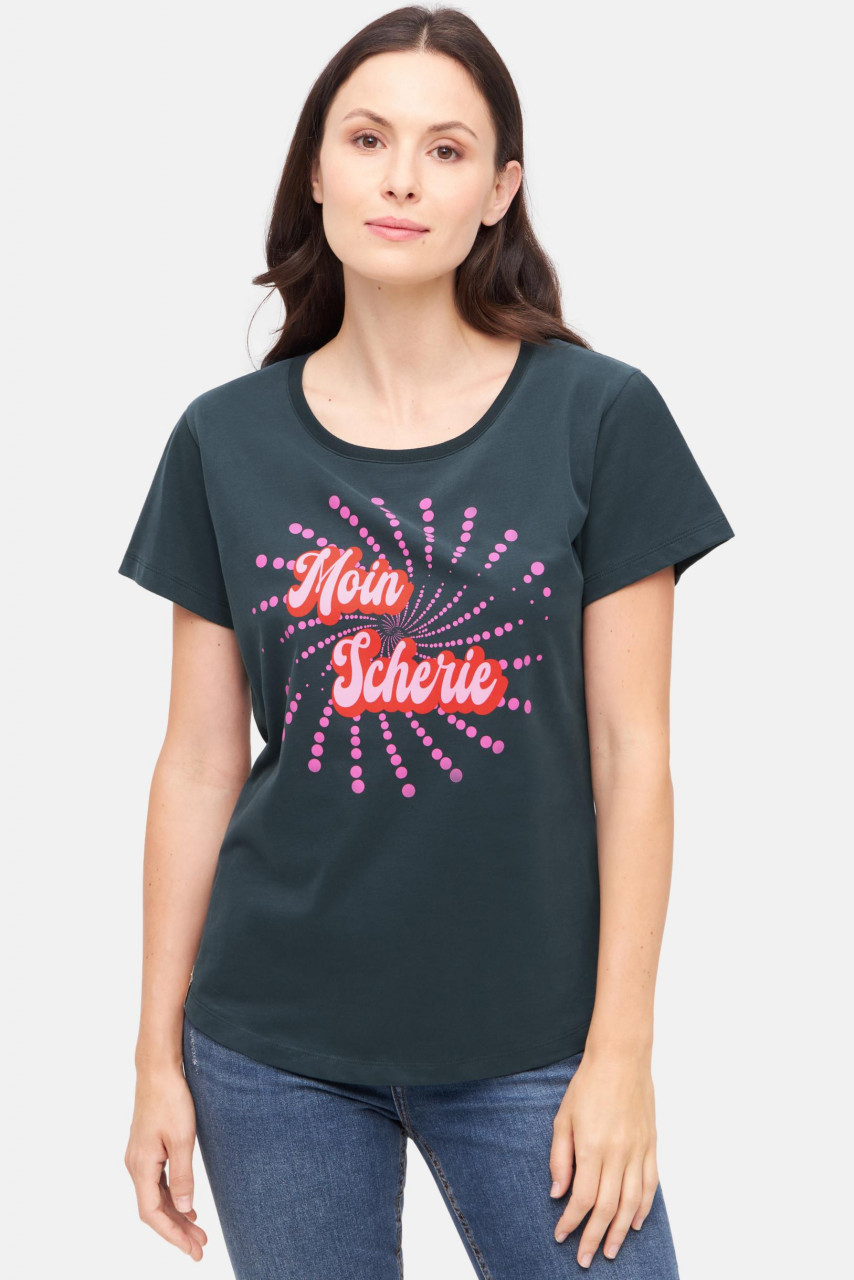 Derbe T-Shirt Moin Scherie Damen Blau