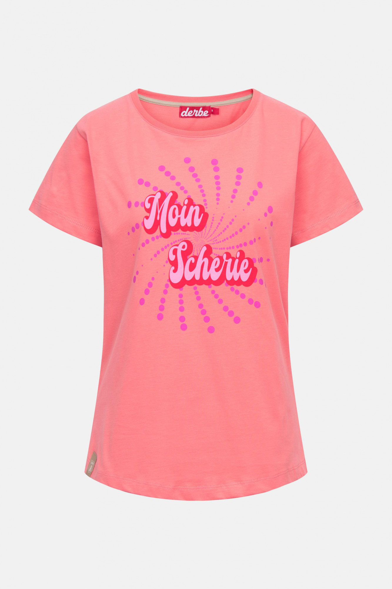 Derbe T-Shirt Moin Scherie Damen Rosa