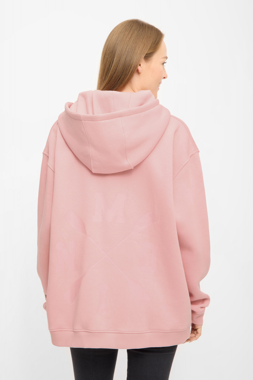 Derbe Hoodie Moin X Damen Rosa Kapuzenpullover