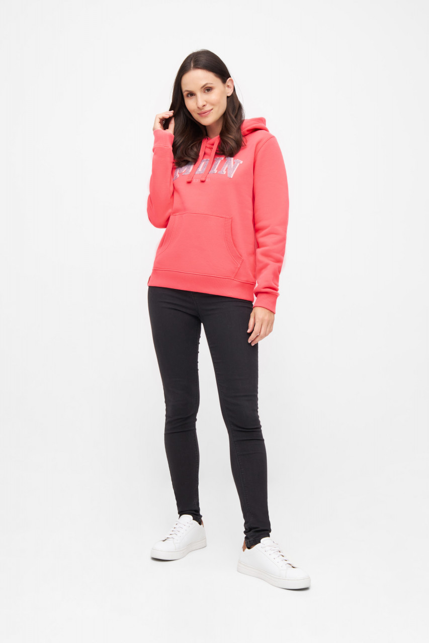 Derbe Hoodie Moinmoin Damen Rosa Kapuzenpullover