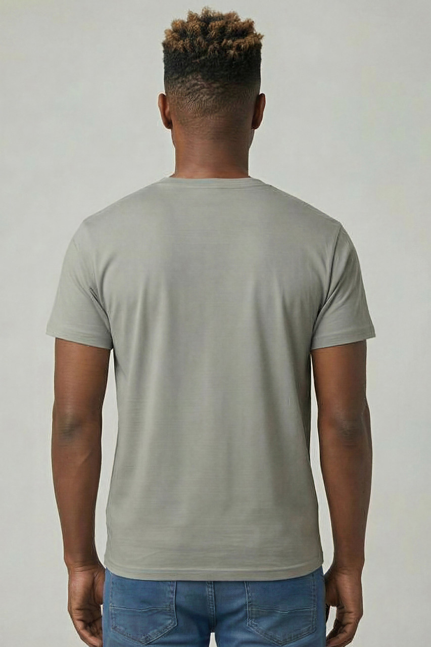 Derbe T-Shirt Monkey Herren Grau GOTS Organic
