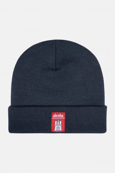 Derbe Mütze Navy Dunkelblau