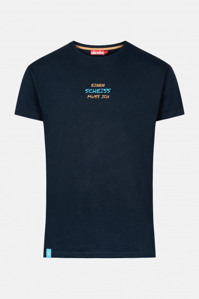 Derbe Muss ich Herren Shirt Navy Dunkelblau