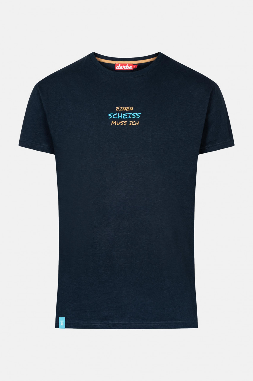 Derbe Muss ich Herren Shirt Navy Dunkelblau