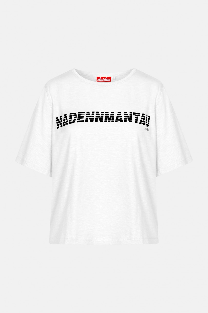 Derbe Nadennmantau Damen T-Shirt Weiß