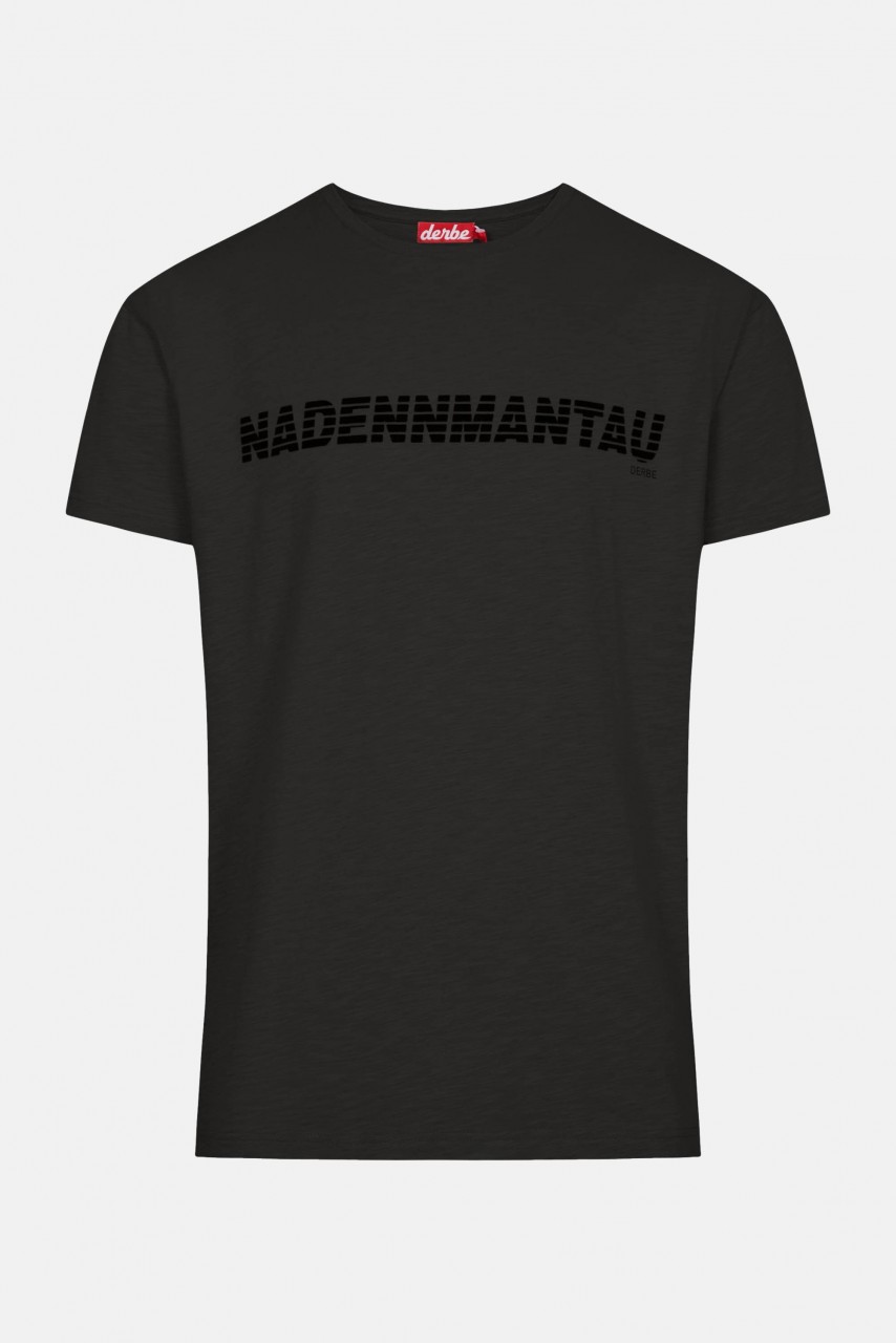 Derbe Nadennmantau Herren T-Shirt Phantom Schwarz