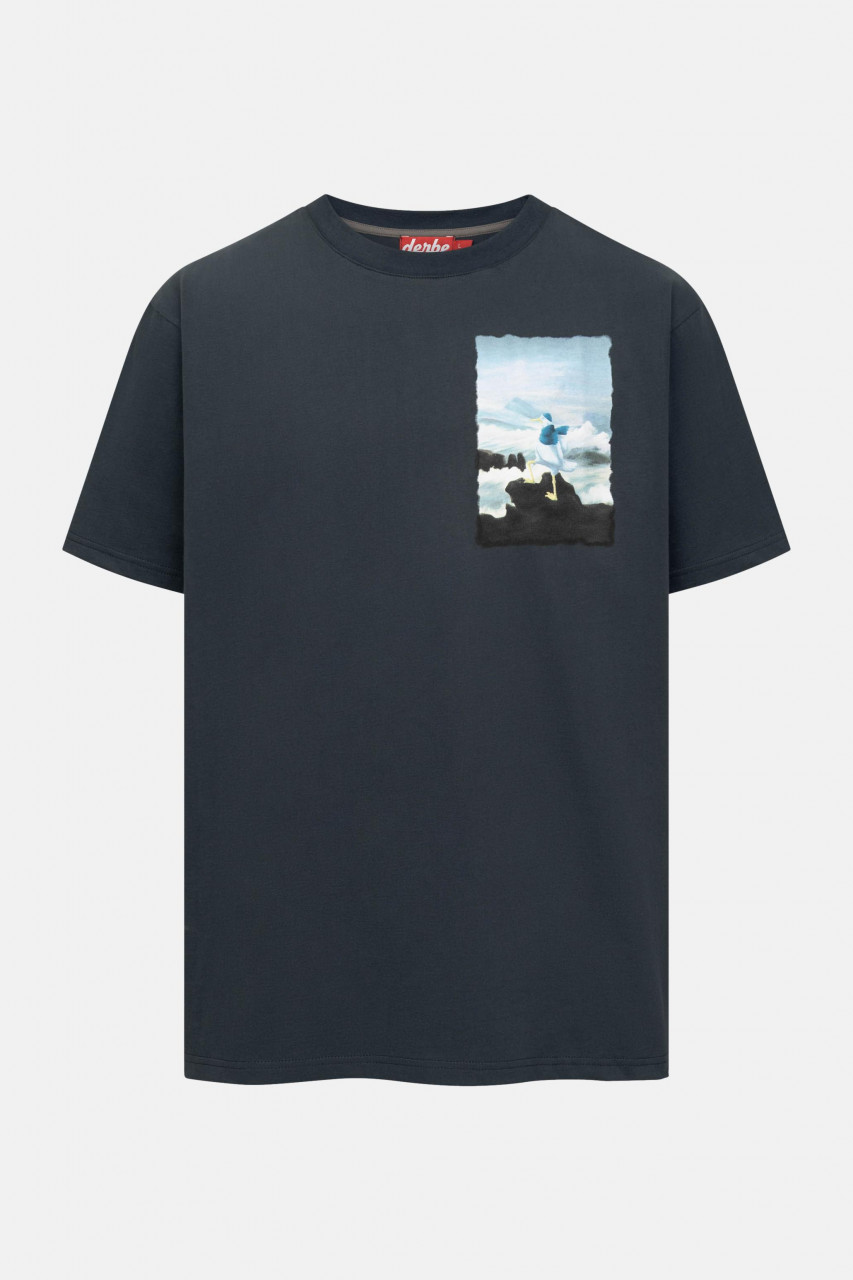 Derbe T-Shirt Nebelmöwe Dunkelblau GOTS Organic