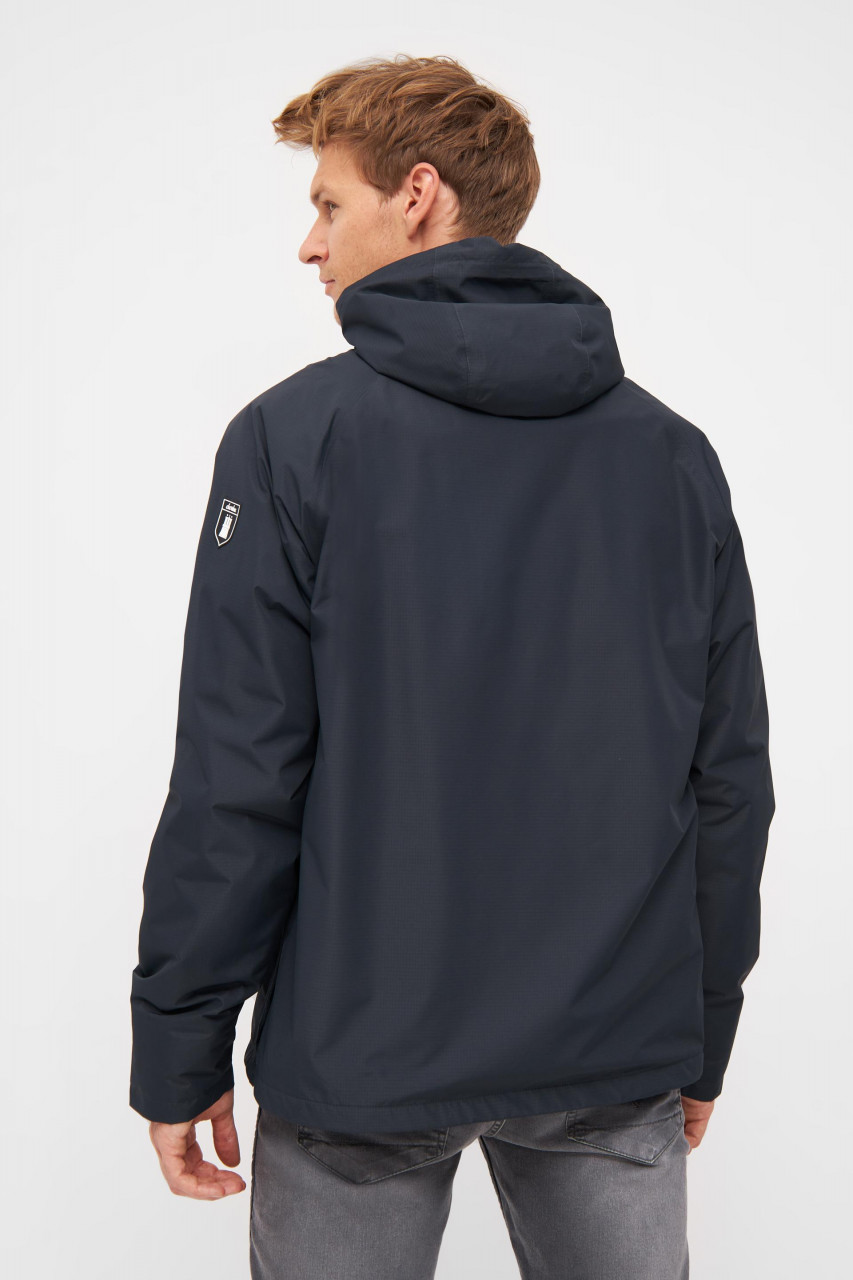 Derbe Overripby Navy Herren Schlupfjacke Regenjacke Cape Dunkelblau