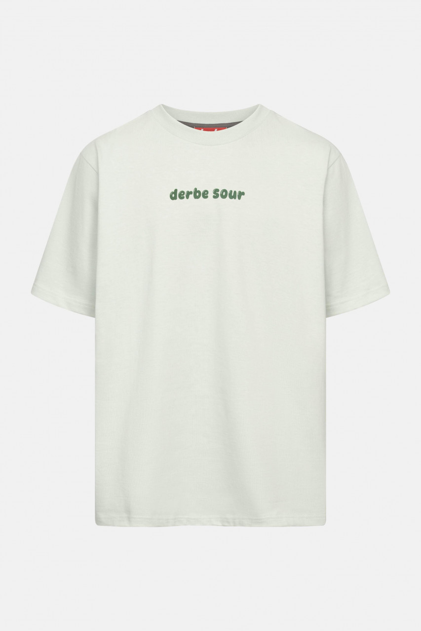 Derbe T-Shirt Peasy Squeezy Grün Türkis GOTS Organic