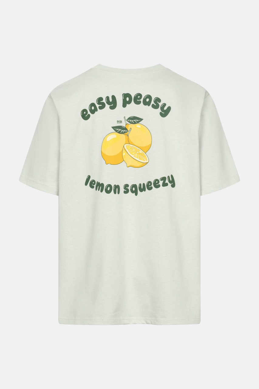 Derbe T-Shirt Peasy Squeezy Grün Türkis GOTS Organic