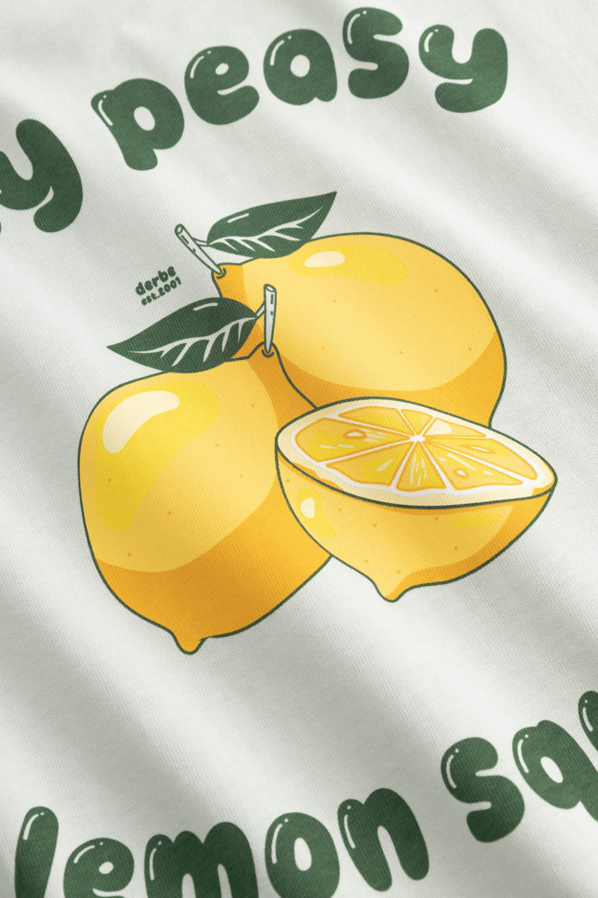 Derbe T-Shirt Peasy Squeezy Grün Türkis GOTS Organic