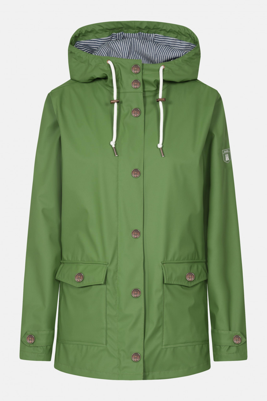 Derbe Pensby Fisher Cactus Damen Regenjacke Grün