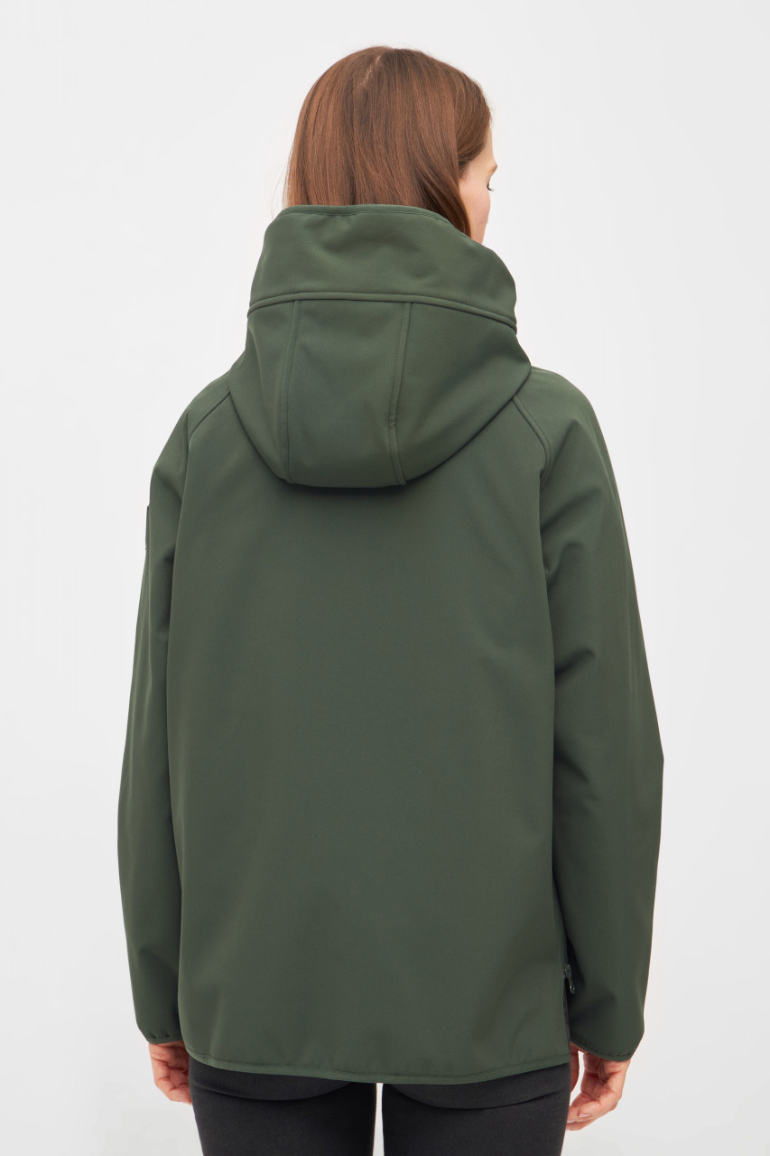 Derbe Softshelljacke Peutby Damen Dunkelgrün