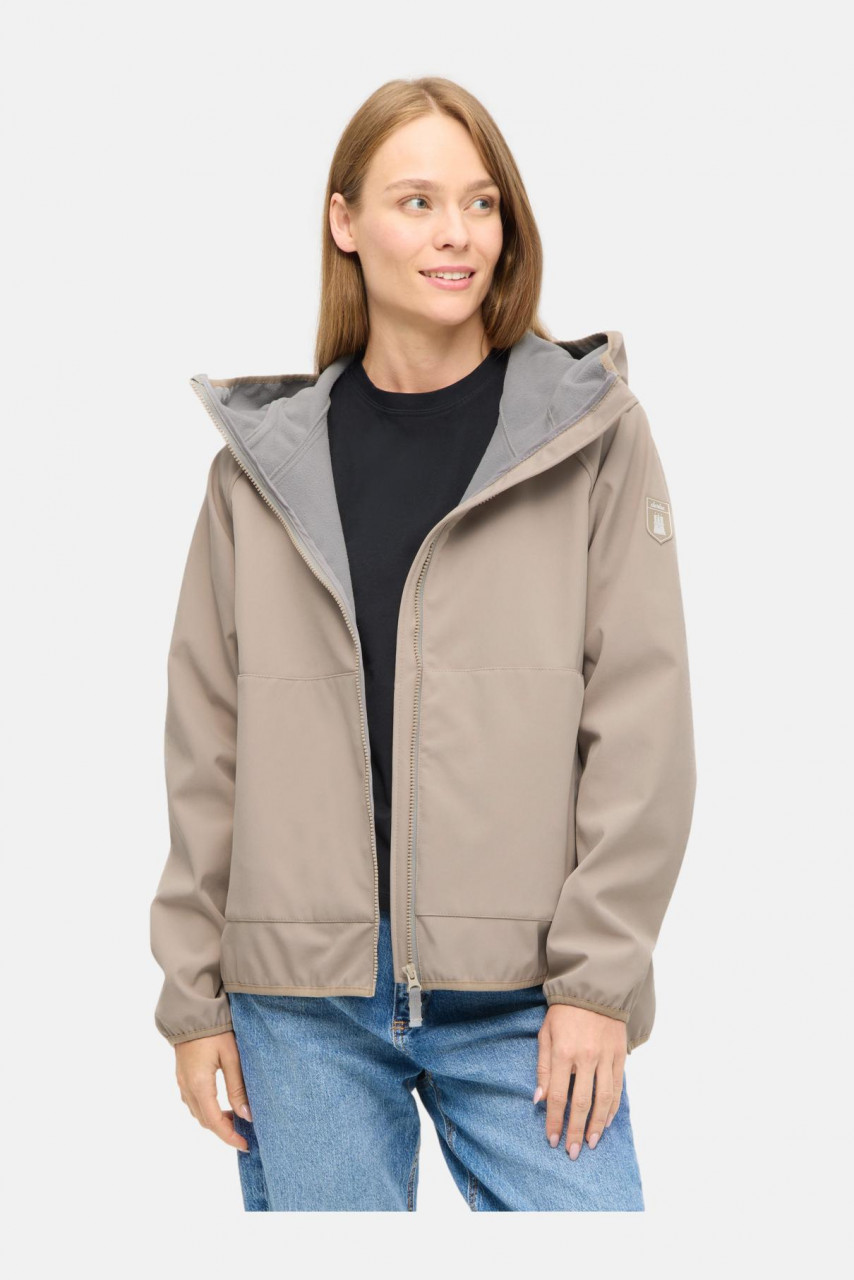 Derbe Softshelljacke Kurz Peutby Damen Beige