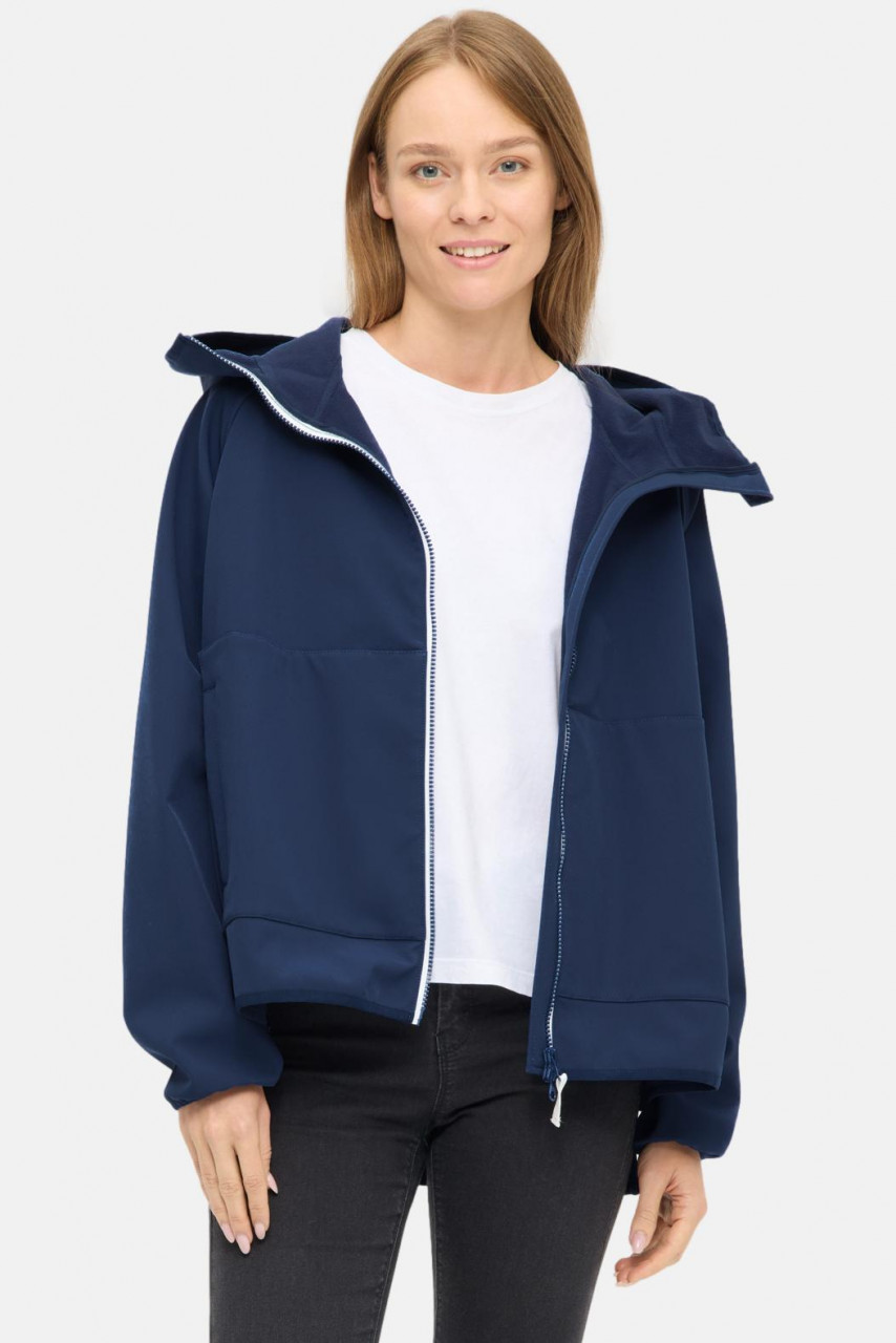 Derbe Softshelljacke Kurz Peutby Damen Blau