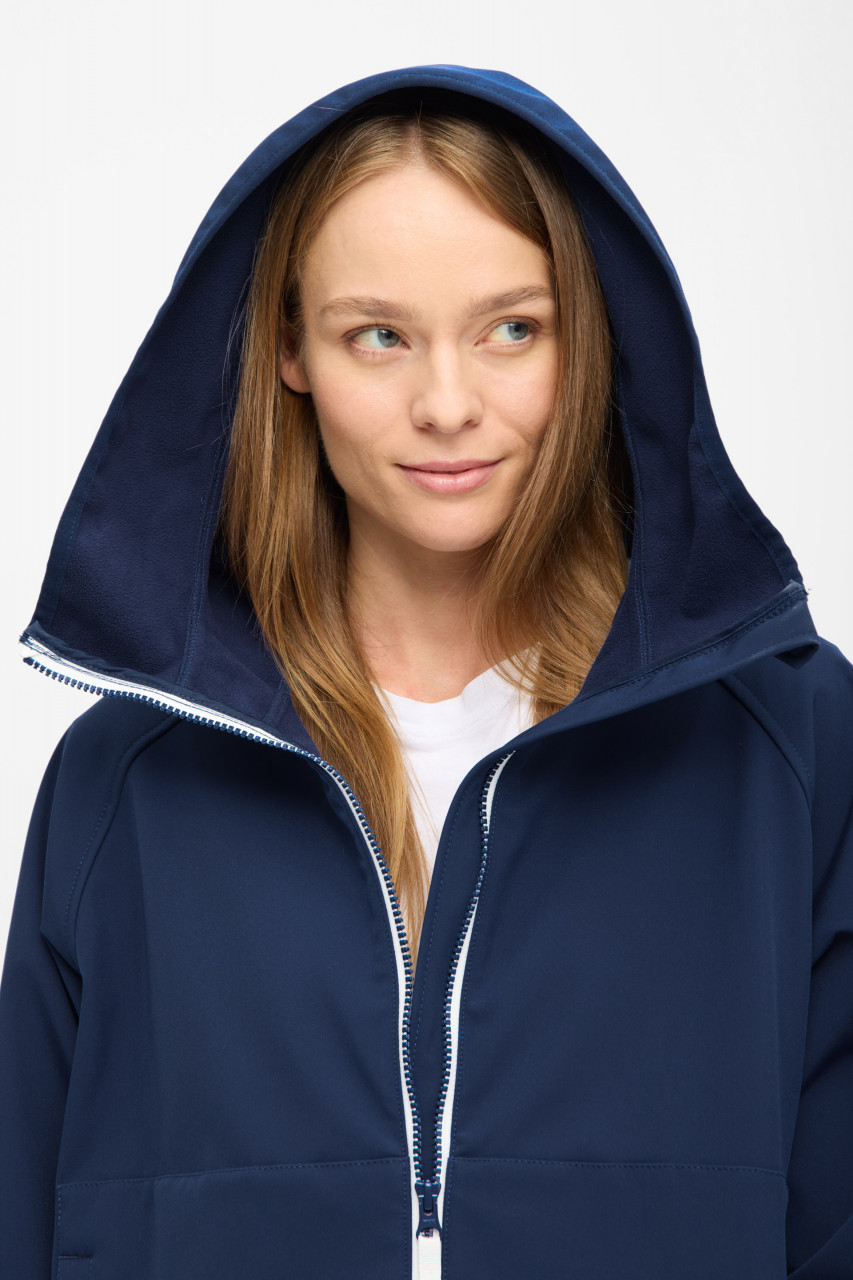 Derbe Softshelljacke Kurz Peutby Damen Blau