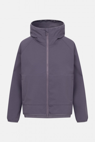 Derbe Softshelljacke Kurz Peutby Damen Lila Grau