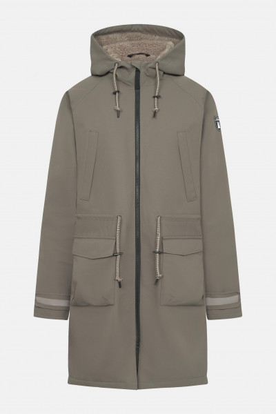 Derbe Winter Regenjacke Phoebholm Dog Damen Braun Oliv Grün Hundejacke