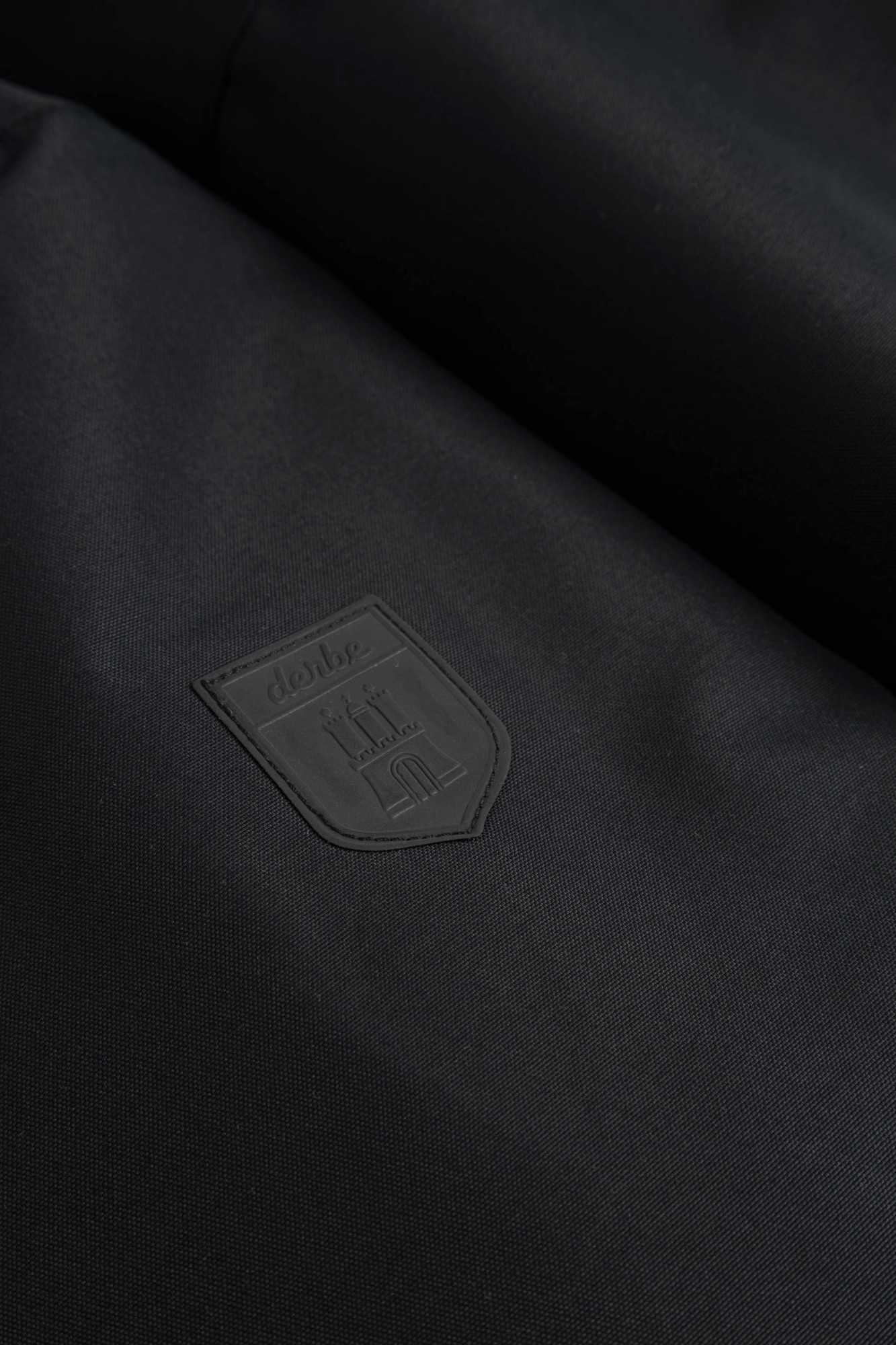 Derbe Winter Regenjacke Phoebholm Dog Herren Schwarz Warm Gefüttert