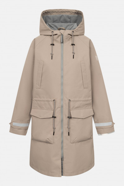 Derbe Regenjacke Phoeby Dog Damen Beige Hundejacke