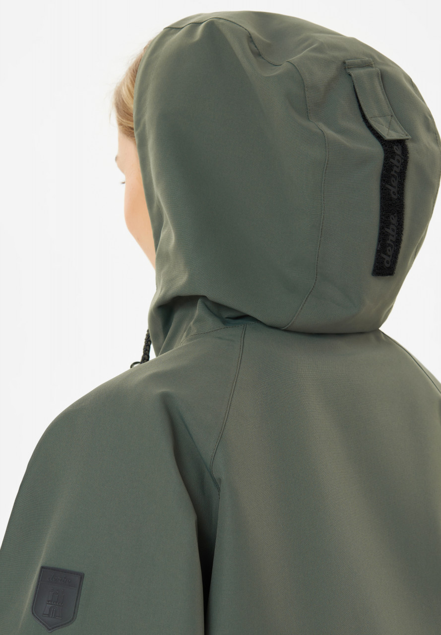 Derbe Regenjacke Phoeby Dog Damen Grün Hundejacke