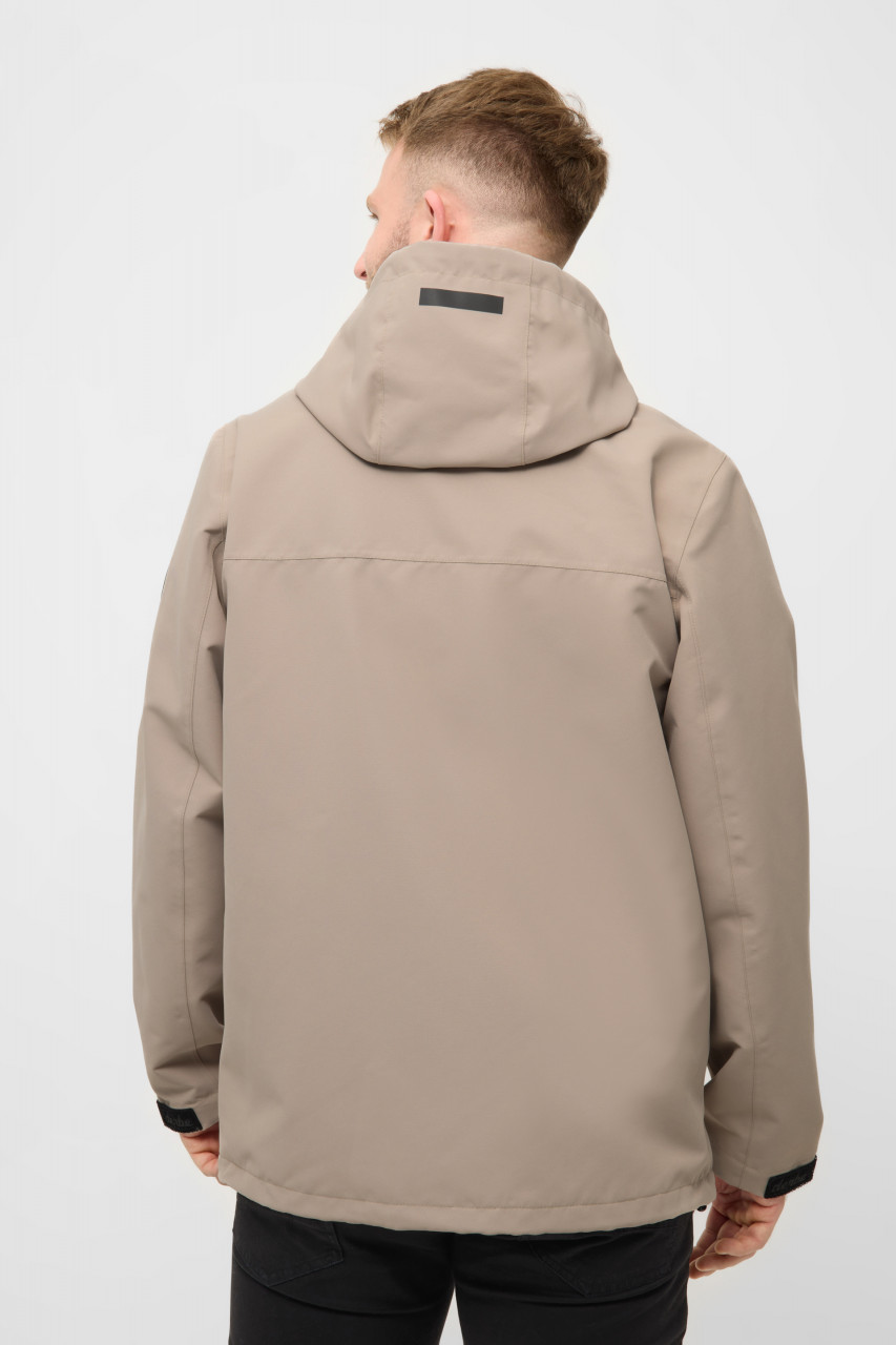 Derbe Regenjacke Phoeby Dog Herren Beige Hundejacke