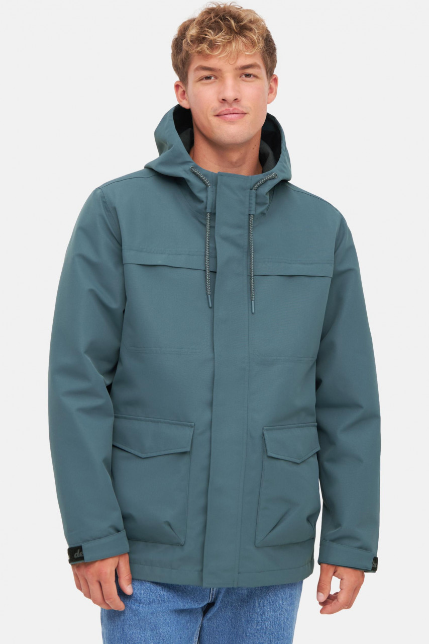 Derbe Regenjacke Phoeby Dog Herren Blau Hundejacke